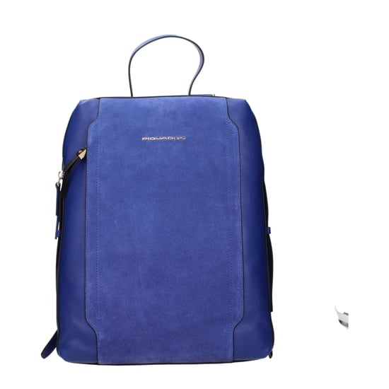 Mochila de Cuero Azul Piquadro - Image 1