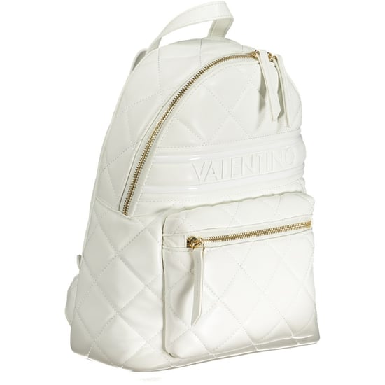 Mochila de mujer de poliuretano Mario Valentino Bianco - Image 3