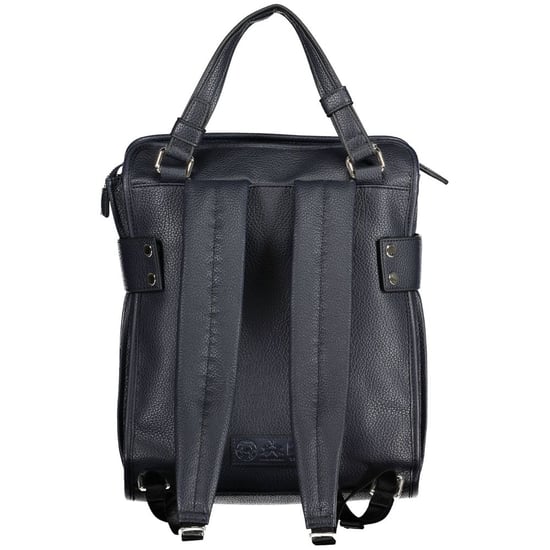 Mochila de mujer La Martina de poliuretano azul - Image 2
