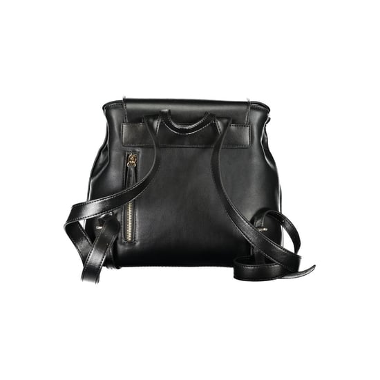 Mochila de mujer negra de poliuretano Mario Valentino - Image 2