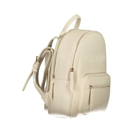 Mochila de mujer de poliuretano beige Mario Valentino - Image 3