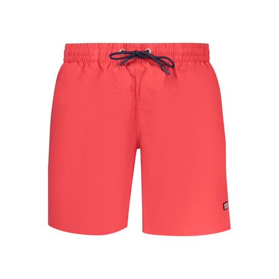 Noruega 1963 Boxer de Baño para Hombre en Poliamida Roja - Image 1