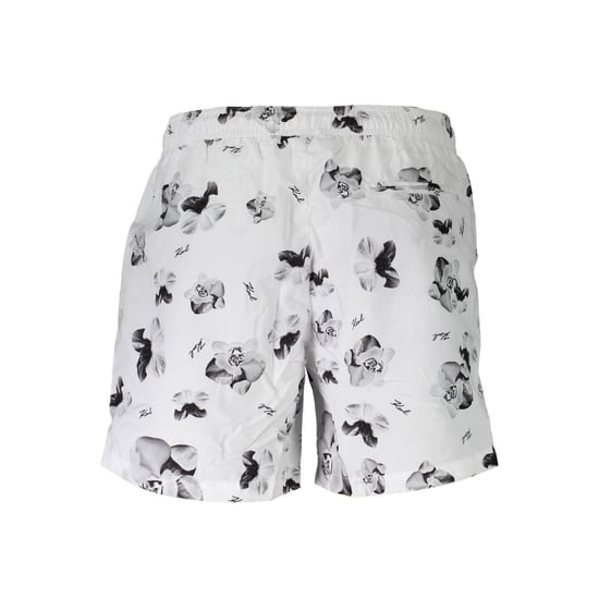 Karl Lagerfeld Bianco Pantalones de baño para hombre de poliéster - Image 2
