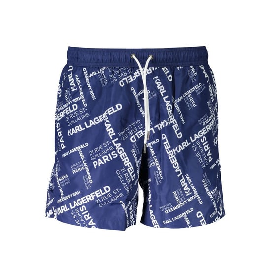 Boxer de natación para hombre Karl Lagerfeld Blu de poliéster - Image 1