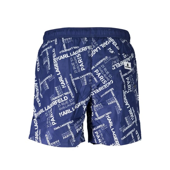 Boxer de natación para hombre Karl Lagerfeld Blu de poliéster - Image 2