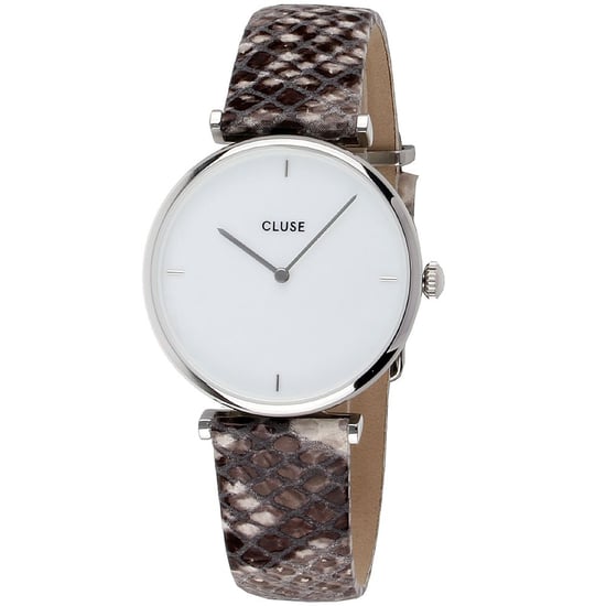 Reloj de vestir de cuero beige Cluse - Image 1