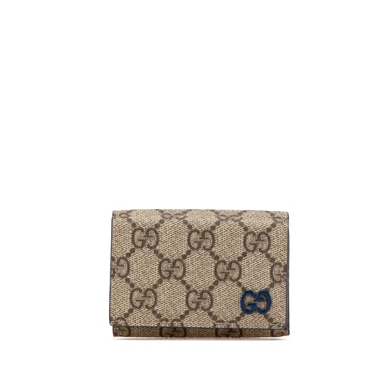Gg Marmont Llave Monedero Lienzo Beige - Image 1