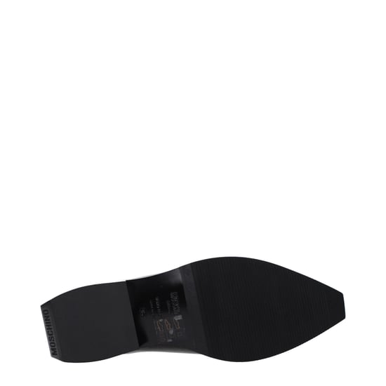 Mules de Cuero Negros Moschino - Image 5