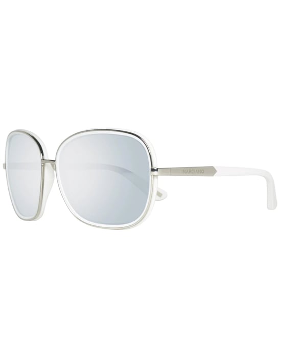 Guess By Marciano Gafas de sol de plástico plateadas - Image 2
