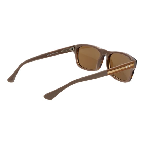 Gafas de sol de acetato marrón Web - Image 3