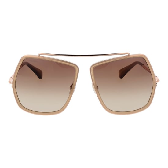 Gafas de sol metálicas beige Max Mara - Image 2