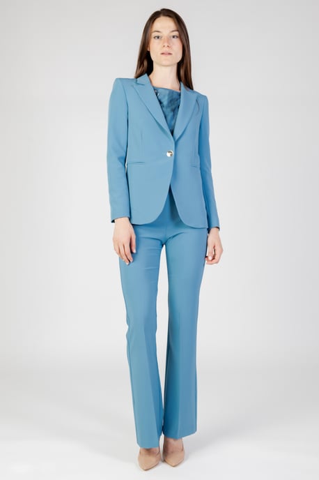 Blazer Ajustado Azul Claro - Image 2