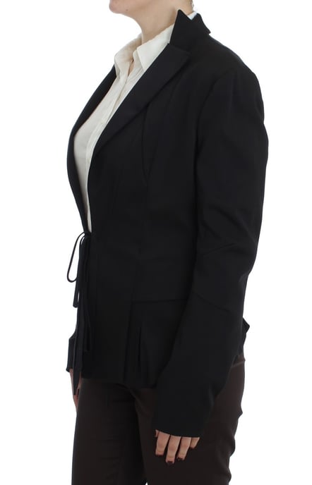 Blazer Ajustado de Mangas Largas con Cinta en la Cintura - Image 3