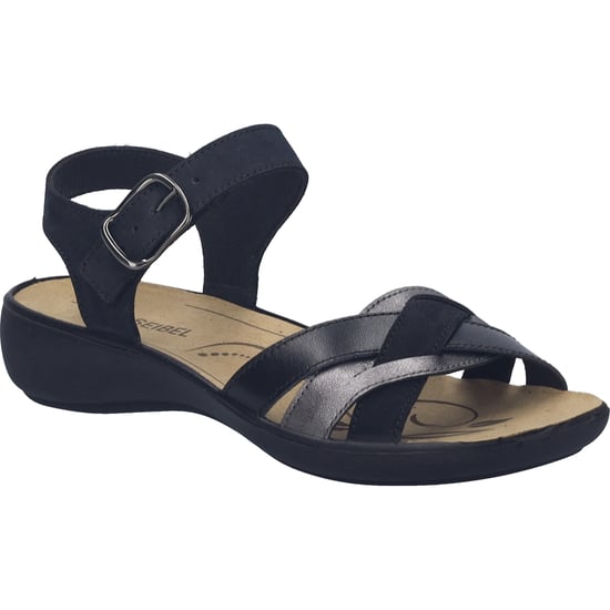 JOSEF SEIBEL Señoras Sandalia Ibiza 16 en negro - Image 1