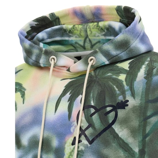 Sudadera de algodón bicolor Palm Angels - Image 3