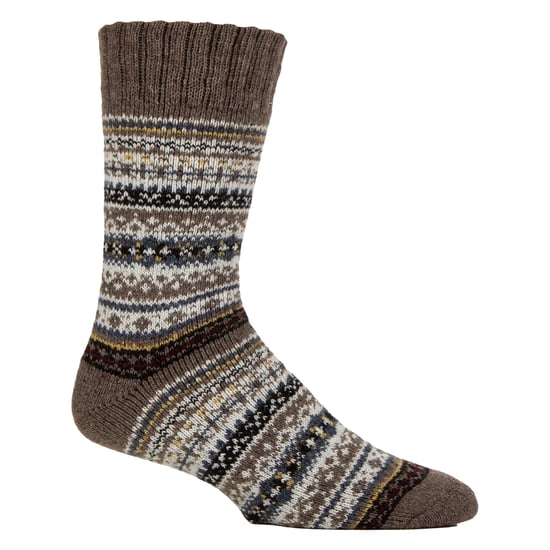 Calcetines de senderismo para hombre de mezcla de lana, calcetines de bota acolchados - Image 1