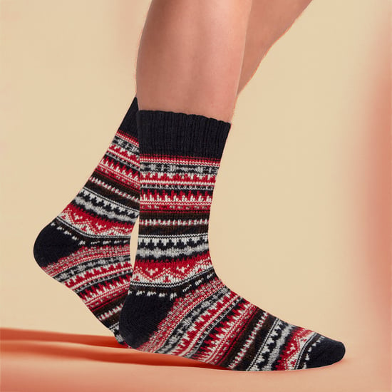 Calcetines de senderismo de mezcla de lana para hombre, calcetines acolchados para botas de caminar - Image 3