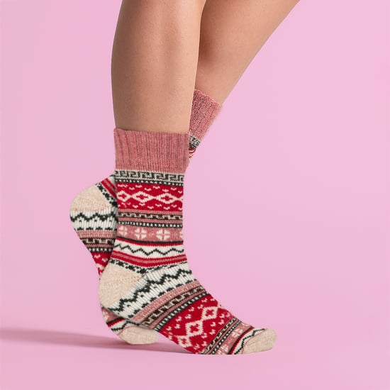 Calcetines de senderismo para mujer, mezcla de lana, calcetines acolchados para botas de caminar - Image 3