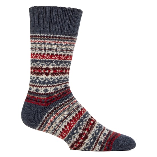 Calcetines de senderismo de mezcla de lana para hombres, calcetines acolchados para botas de caminata - Image 1