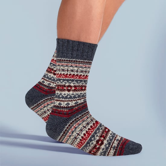 Calcetines de senderismo de mezcla de lana para hombres, calcetines acolchados para botas de caminata - Image 3