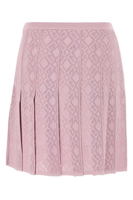 Falda de mezcla de viscosa rosa - Image 1