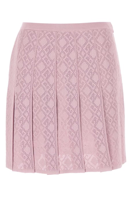 Falda de mezcla de viscosa rosa - Image 2