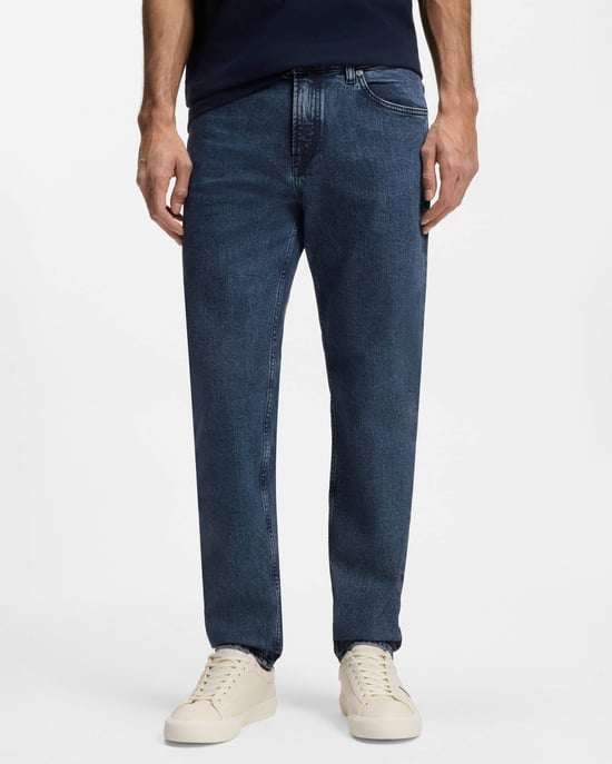 Jeans de Corte Regular Maine en Azul Medio - Image 1