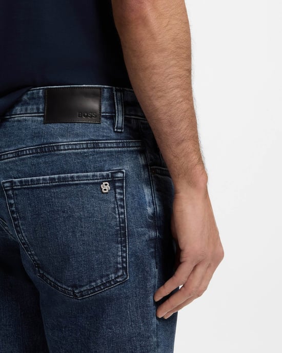 Jeans de Corte Regular Maine en Azul Medio - Image 3