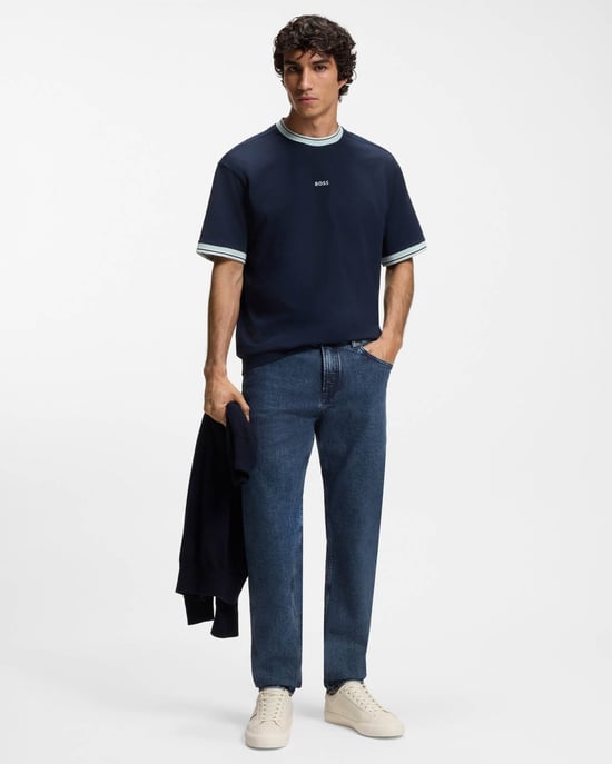 Jeans de Corte Regular Maine en Azul Medio - Image 4