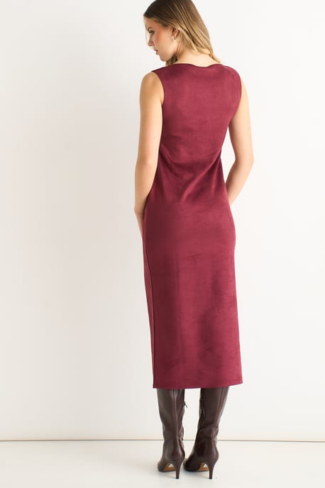 Vestido lápiz de imitación de ante de Mulberry - Image 4