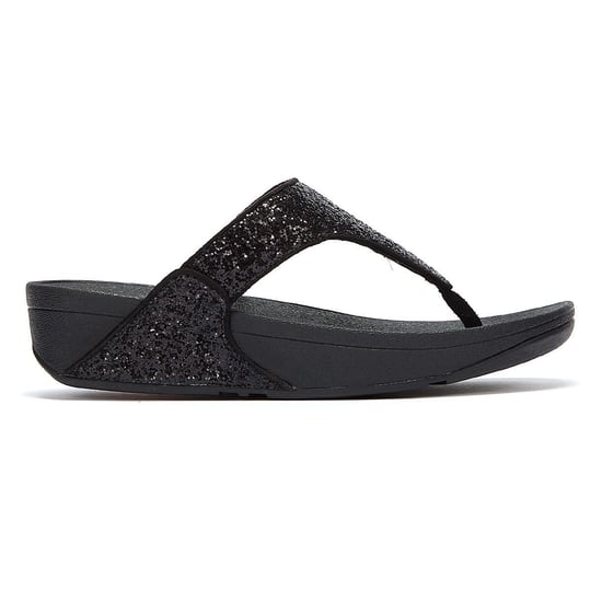FitFlop Lulu Glitter Women's Black Sandals - Image 1