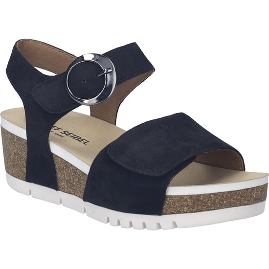 JOSEF SEIBEL Señoras Sandalia Quinn 16 en negro - Image 1