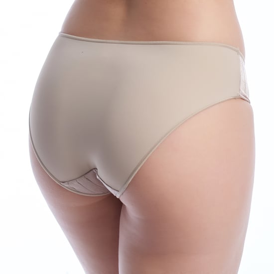 Bikini inferior de microfibra para mujer con elegante tejido a rayas VANESA - Image 3