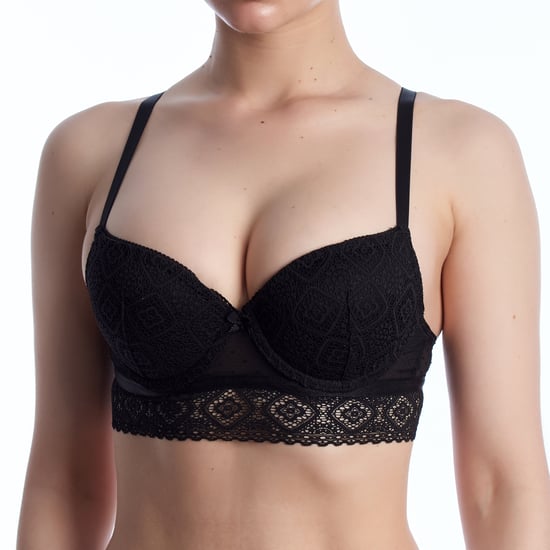 Sostén con aros y push-up de encaje para mujer AMAYA - Image 1