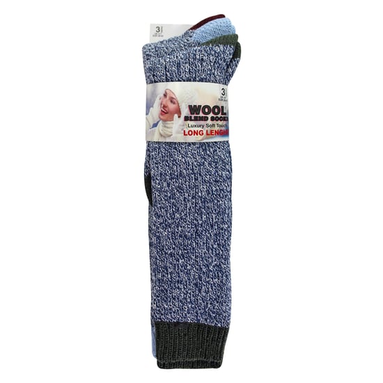 3 Pares de Calcetines Largos de Lana Cálidos para Dama - Image 2