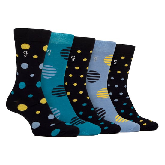 Paquete de 5 calcetines para hombres con diseño de bambú - Suaves, transpirables y con estilo para la comodidad diaria. - Image 1