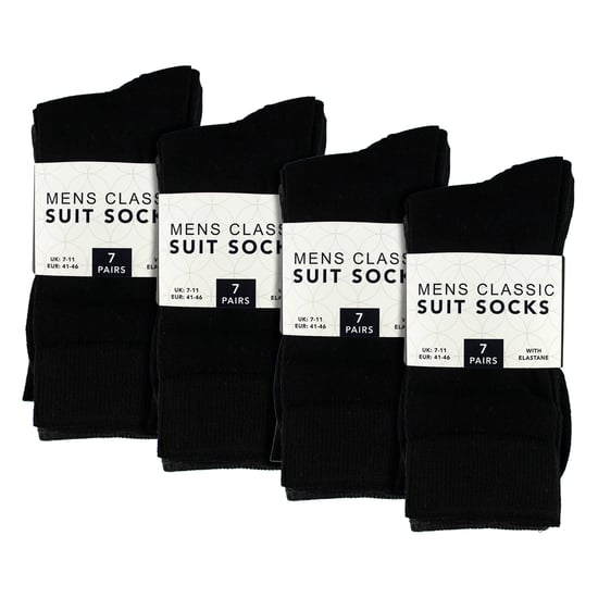 Pack de 7 Calcetines Clásicos para Hombre - Calcetines de Vestir Suaves y Transpirables - Image 2