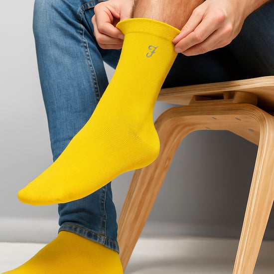 Paquete de 5 calcetines para hombre con patrón de bambú - Suaves, transpirables y elegantes para la comodidad diaria - Image 3