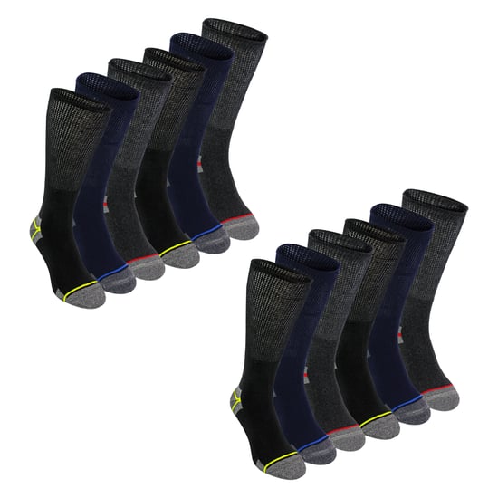 Pack múltiple de calcetines de trabajo para hombres diabéticos | Calcetines diabéticos transpirables sin elastano - Image 3