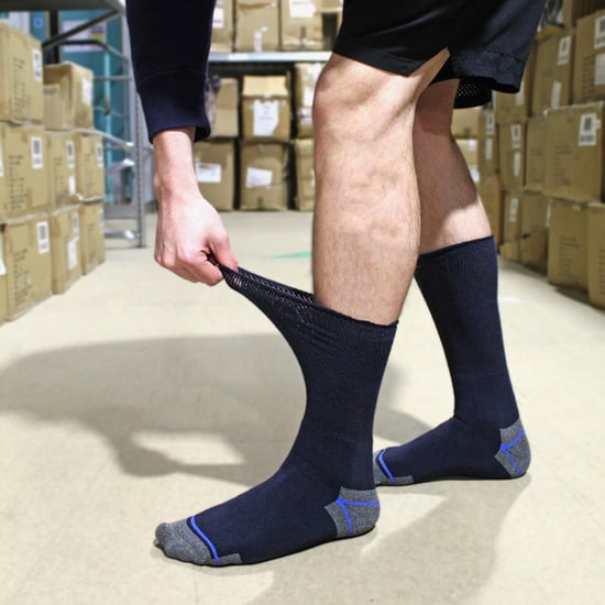 Pack múltiple de calcetines de trabajo para hombres diabéticos | Calcetines diabéticos transpirables sin elastano - Image 4