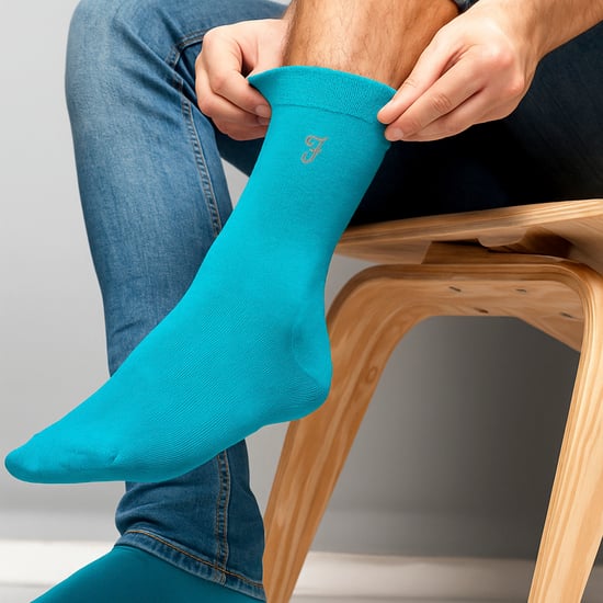 Paquete de 5 Calcetines para Hombre con Patrón de Bambú - Suaves, Transpirables y con Estilo para un Confort Diario - Image 3