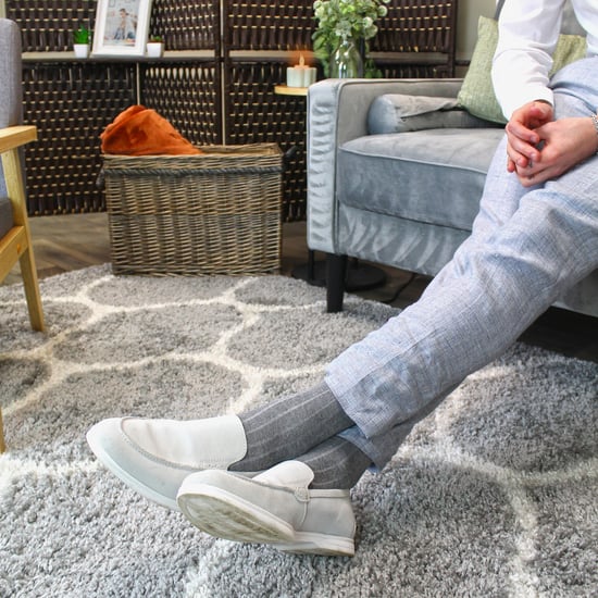 6 Pares de Calcetines de Vestir de Algodón Rizado en Colores Sólidos para Hombre - Image 4