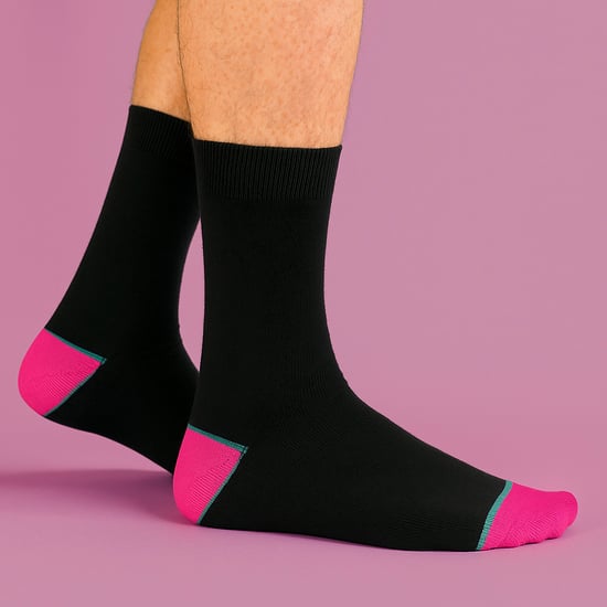 Paquete de 6 calcetines para hombre de diseño de bambú - Suaves y transpirables, con patrón cotidiano - Image 3