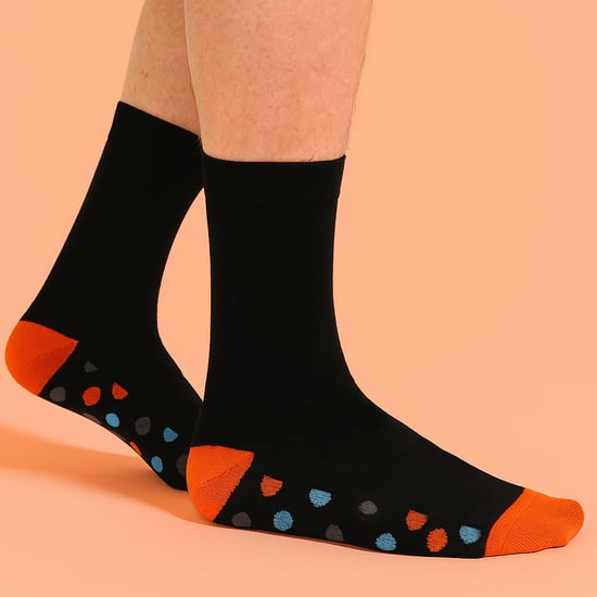 Paquete de 6 calcetines para hombre de diseño de bambú - Suaves y transpirables, con patrón cotidiano - Image 4