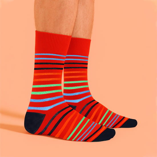 Paquete de 6 Calcetines de Diseño de Bambú para Hombre - Suaves y Transpirables, Estilo Diario con Patrones - Image 4