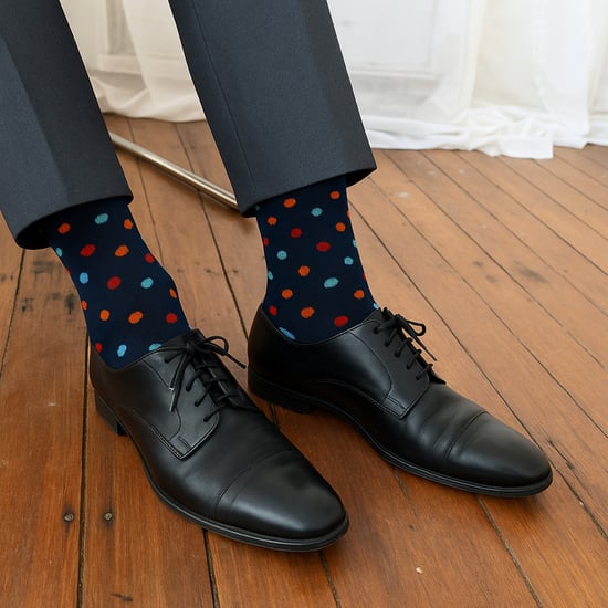 Paquete de 6 Calcetines de Diseño de Bambú para Hombre - Suaves y Transpirables, Estilo Diario con Patrones - Image 5