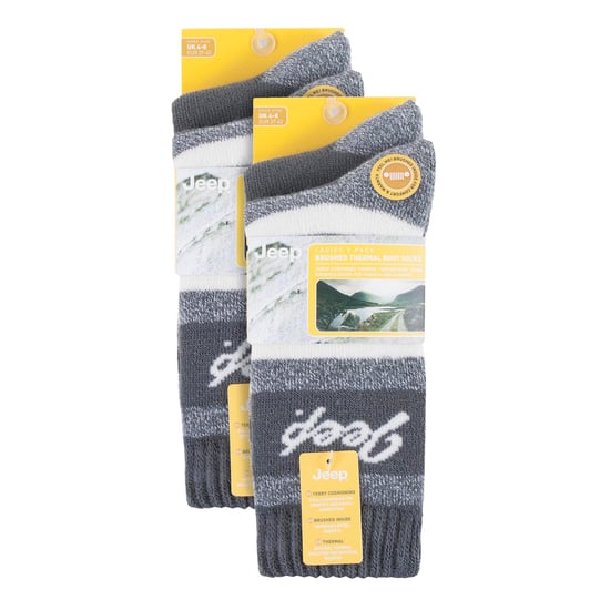 Paquete de 4 Calcetines Térmicos para Damas | Calcetines Calientes Forrados de Forro Polar para Invierno - Image 2