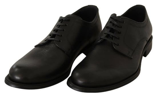 Zapatos Derby Formales de Cuero Negro con Cordones para Hombre Dolce & Gabbana - Image 6
