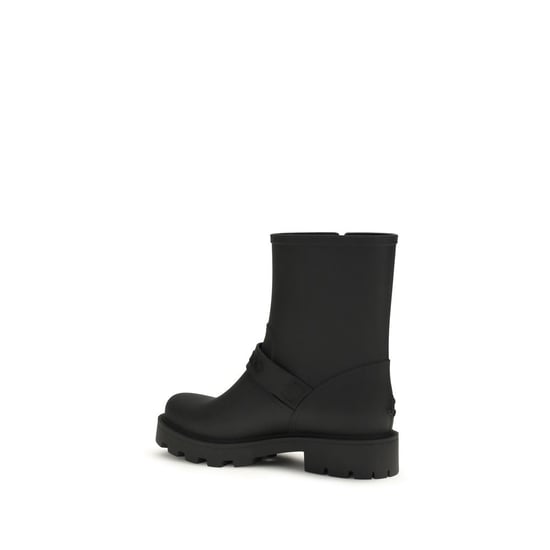 Botas de lluvia de poliuretano negras Jimmy Choo - Image 3