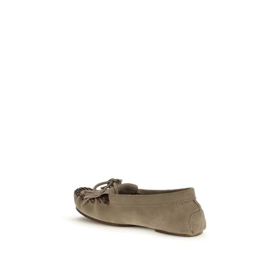Mocasín de cuero de ternera gris Paris Texas Bos Taurus - Image 3